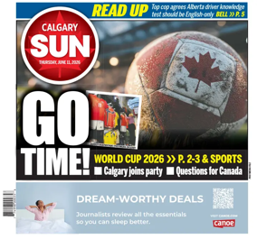 Cover of Calgary Sun