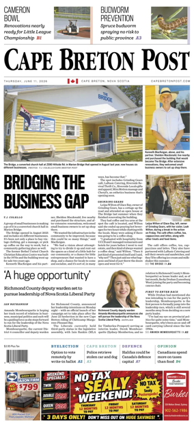 Cover of Cape Breton Post