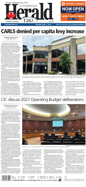 Cover of Lethbridge Herald