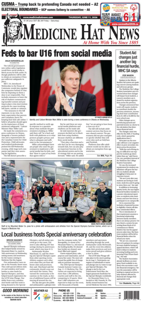 Cover of Medicine Hat News