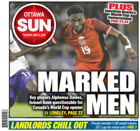 Cover of Ottawa Sun