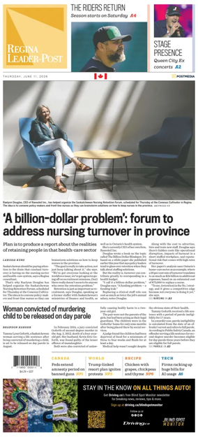 Cover of Regina Leader-Post