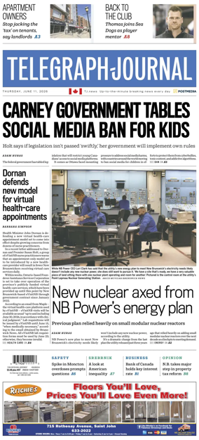 Cover of Telegraph-Journal