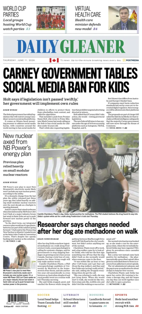 Cover of The Daily Gleaner