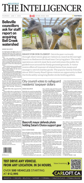 Cover of The Intelligencer (Belleville)