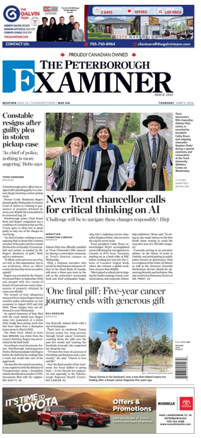 Cover of The Peterborough Examiner
