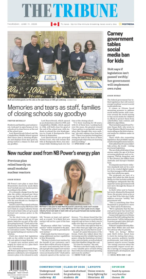 Cover of The Tribune (New Brunswick)