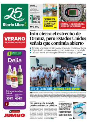Cover of Diario Libre (Republica Dominicana)
