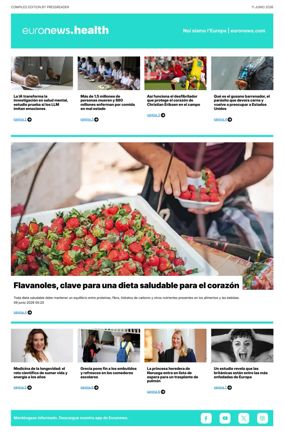 Cover of Euronews Health (Spanish) Compiled Edition