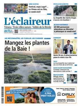 Cover of L'Eclaireur (Vimeu Trois villes soeurs Vallee de la Bresle)