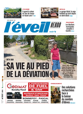 Cover of L'Eveil Hebdo