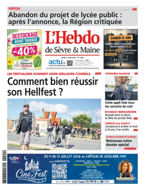 Cover of L'Hebdo de Sevre et Maine