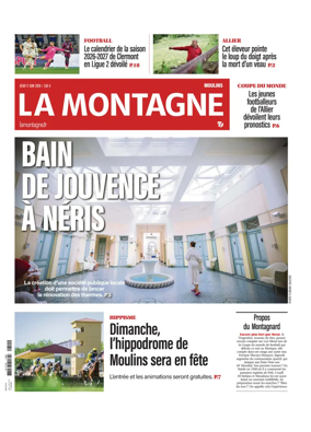 Cover of La Montagne (Moulins)