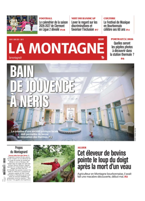 Cover of La Montagne (Vichy)