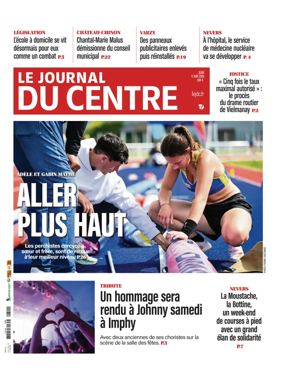 Cover of Le Journal du Centre