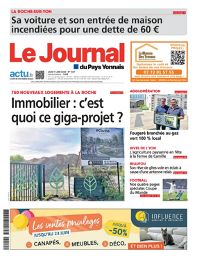 Cover of Le Journal du Pays Yonnais