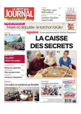 Cover of Le Petit Journal - L'hebdo local de l'Herault