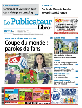 Cover of Le Publicateur Libre