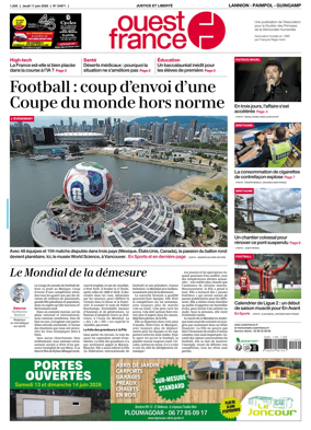 Cover of Ouest-France (Lannion / Paimpol / Guingamp)