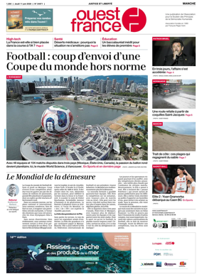 Cover of Ouest France (Manche)