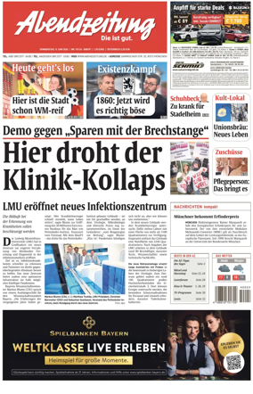 Cover of Abendzeitung Munchen