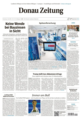 Cover of Donau Zeitung