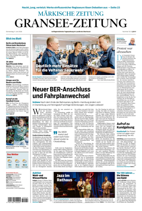Cover of Gransee-Zeitung