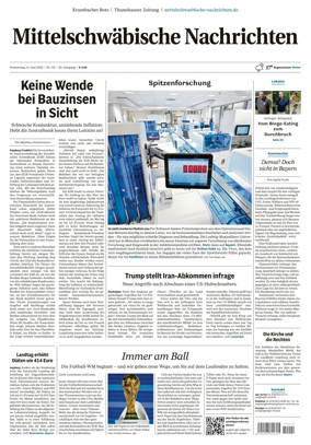 Cover of Mittelschwaebische Nachrichten