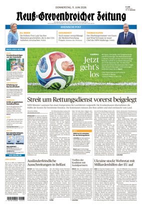 Cover of Neuss-Grevenbroicher Zeitung Neuss