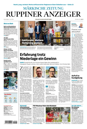 Cover of Ruppiner Anzeiger