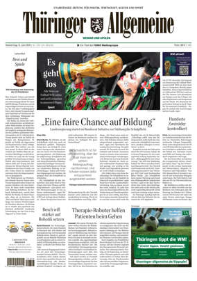 Cover of Thuringer Allgemeine (Apolda)