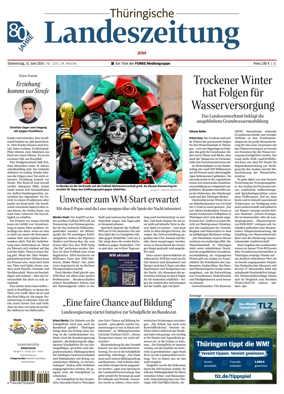 Cover of Thuringische Landeszeitung (Jena)