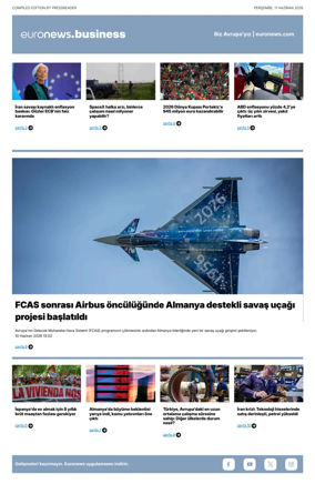 Cover of Euronews Business (Turkish) Compiled Editions