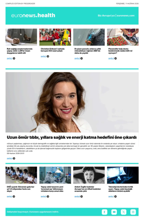 Cover of Euronews Health (Turkish) Compiled Edition