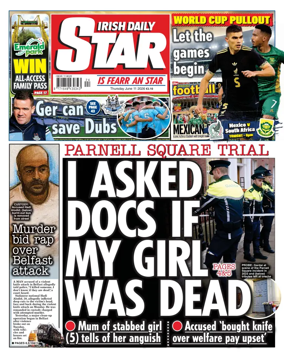 Cover of Irish Daily Star