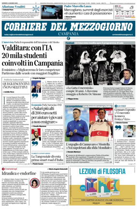 Cover of Corriere del Mezzogiorno (Campania)