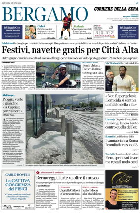 Cover of Corriere della Sera (Bergamo)