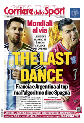 Cover of Corriere dello Sport