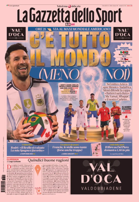 Cover of La Gazzetta dello Sport - Napoli