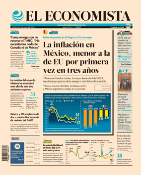 Cover of El Economista (Mexico)