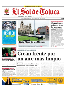 Cover of El Sol de Toluca