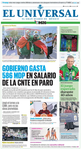 Cover of El Universal