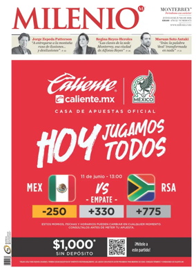 Cover of Milenio Monterrey
