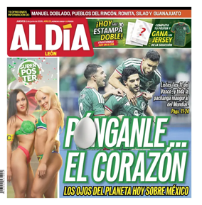 Cover of Periodico Al Dia (Leon)