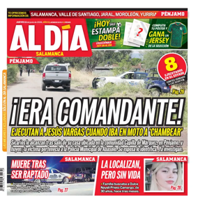 Cover of Periodico Al Dia (Salamanca)