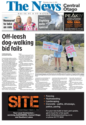 Cover of Central Otago News