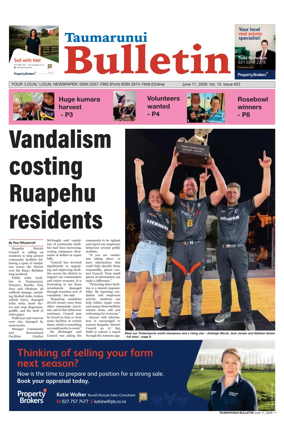 Cover of Taumarunui Bulletin