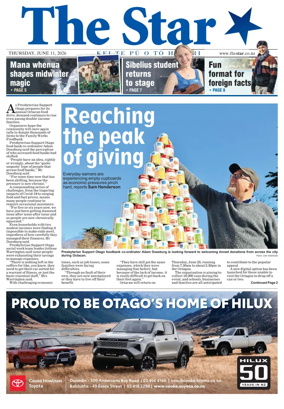 Cover of The Star (Dunedin)