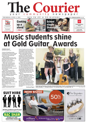 Cover of The Timaru Courier