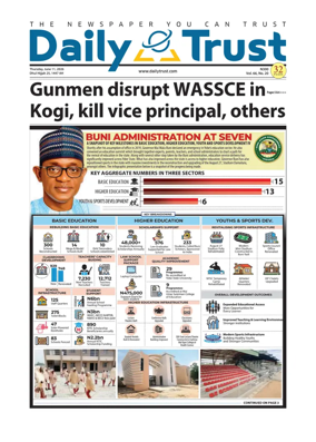Cover of Daily Trust